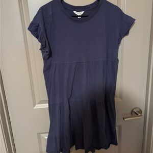 Navy Blue Midi Dress